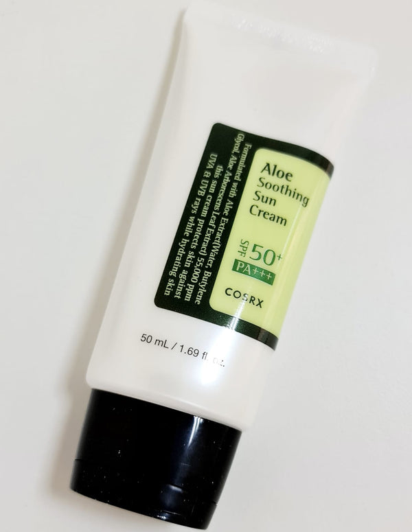 BUY 1 GET 1 FREE Cosrx Aloe Soothing Sun Cream 50ml كريم كوسركس المهدئ للشمس بخلاصة الصبار