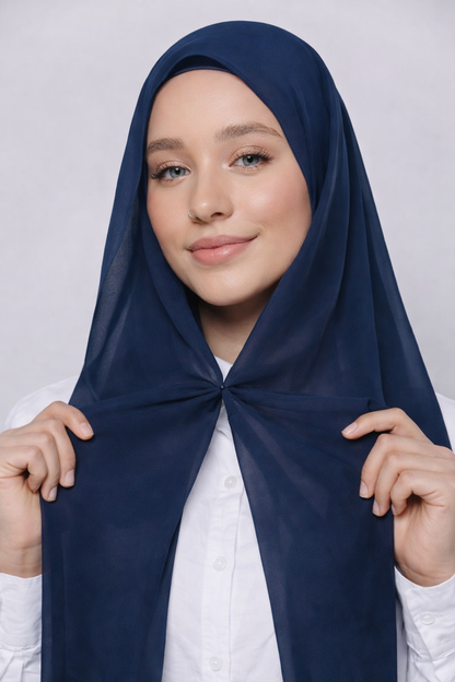 UJ™ Magnetic Instant Hijab by UJ - 72 x 21 (Inches)