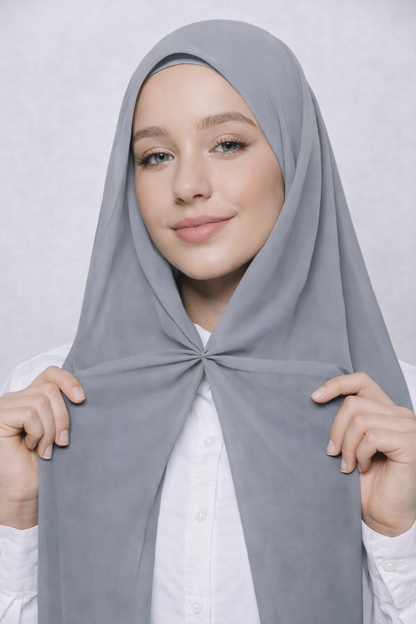 UJ™ Magnetic Instant Hijab by UJ - 72 x 21 (Inches)