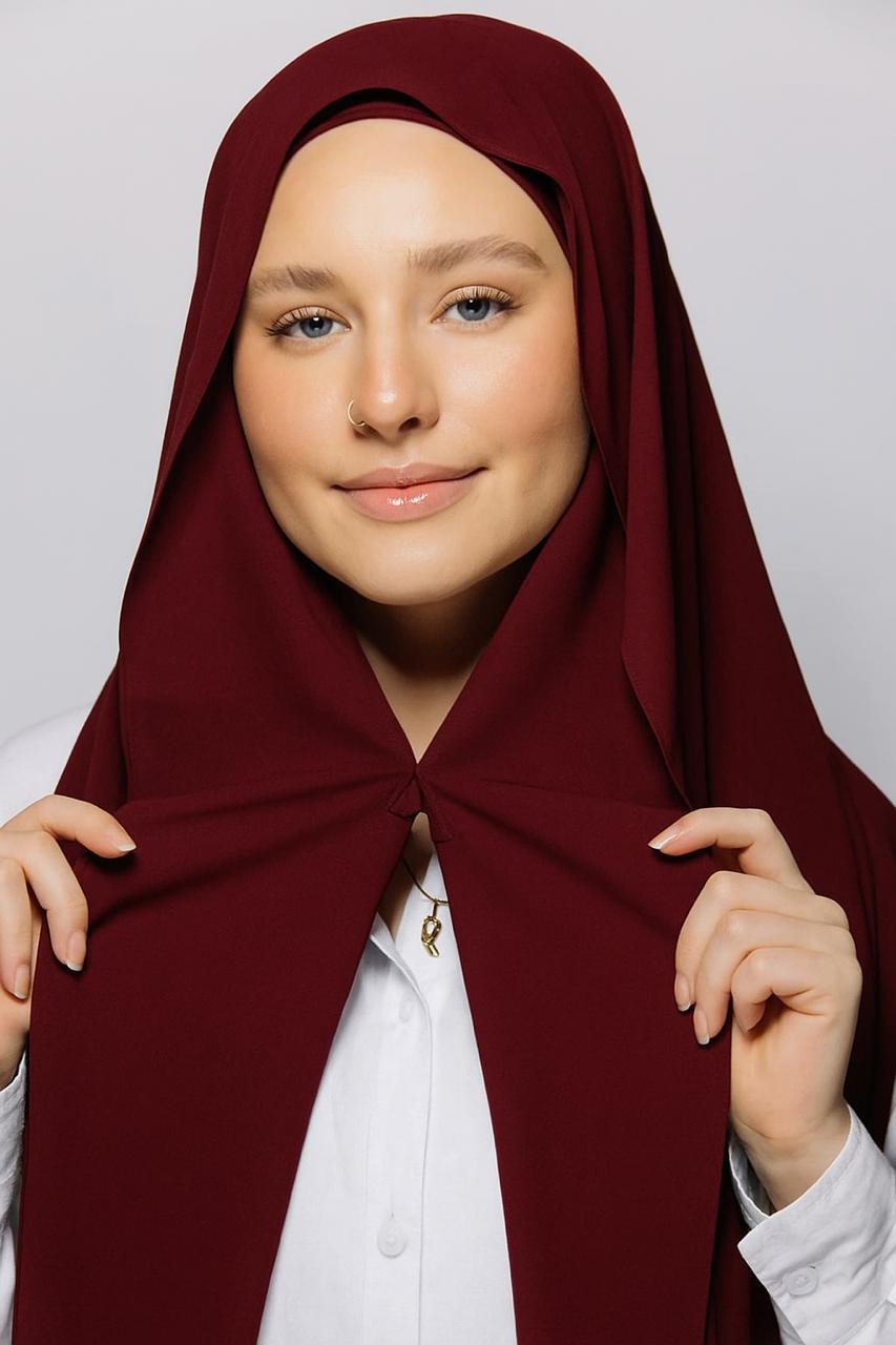 UJ™ Magnetic Instant Hijab by UJ - 72 x 21 (Inches)