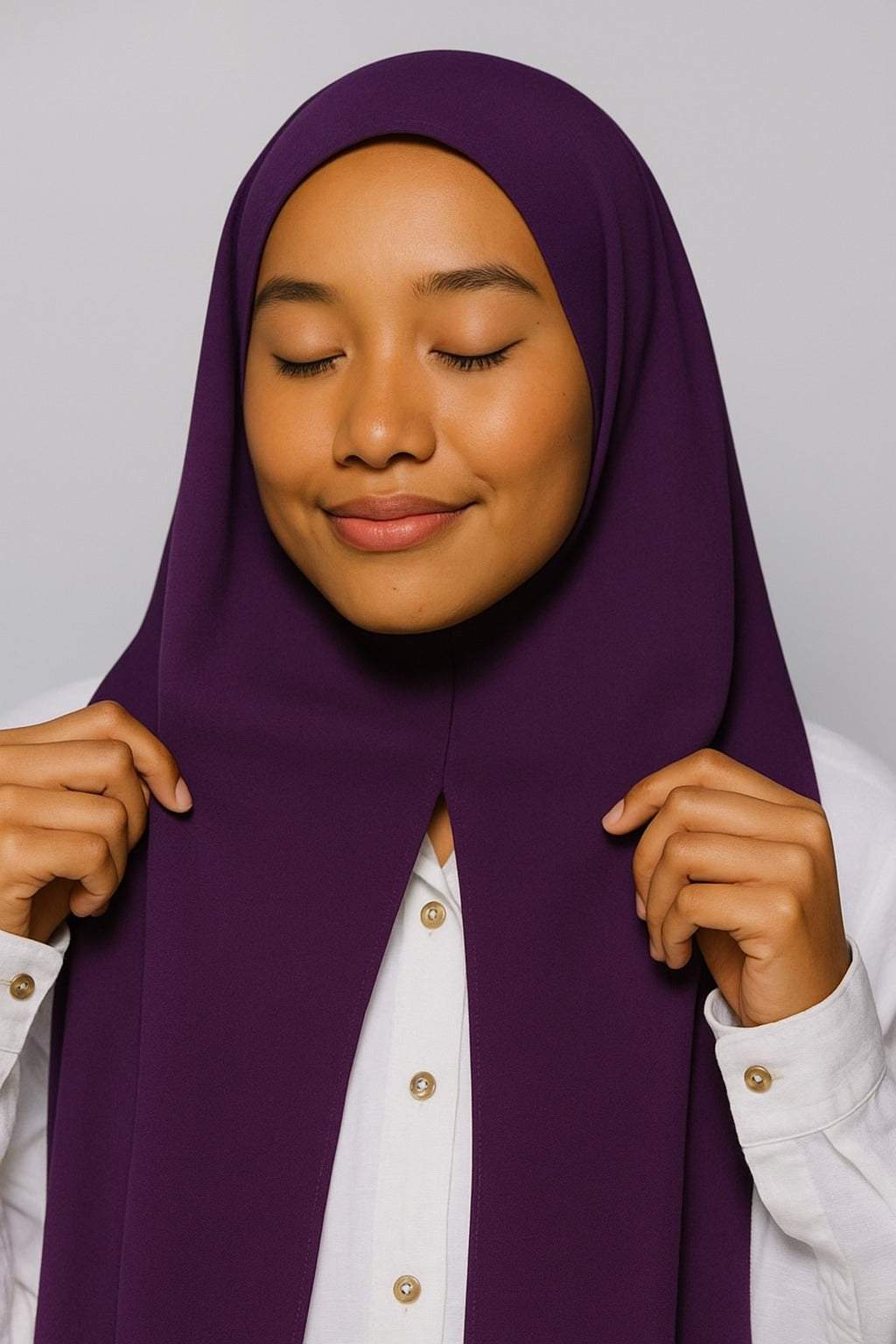 UJ™ Magnetic Instant Hijab by UJ - 72 x 21 (Inches)