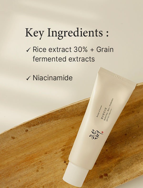 Beauty of Joseon Relief Sun : Rice + Probiotics  جمال شمس جوسون: الأرز + البروبيوتيك